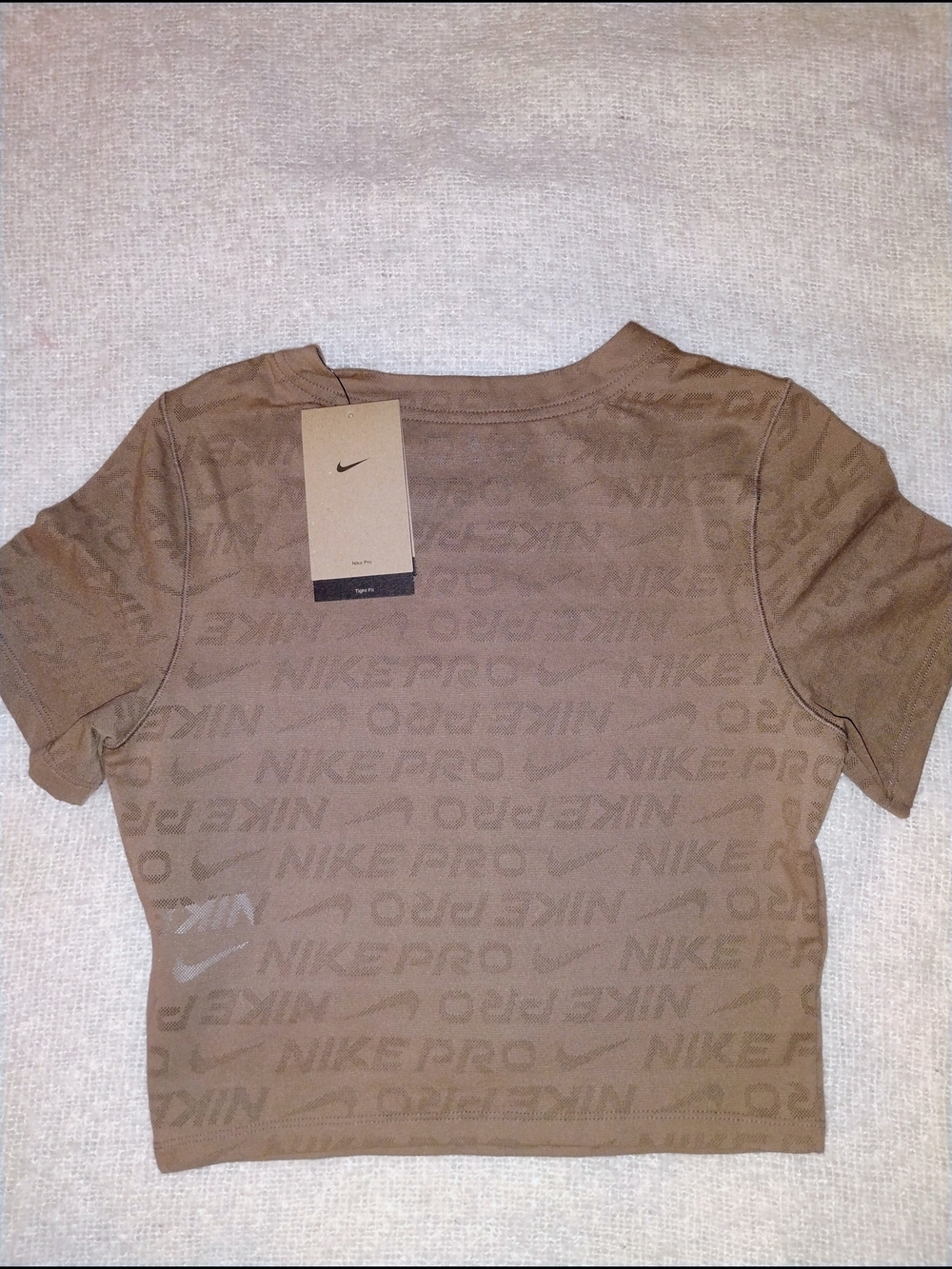 Nike Women’s Leggings & Crop Top Set in Brown - Picture 3 of 4